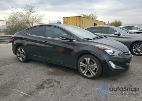 2014 Hyundai Elantra Se from USA, damaged, VIN KMHDH4AH0EU189993